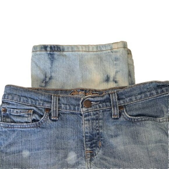 Abercrombie and Fitch Women's Size 2 Blue Stretch Jeans 26x28 Custom Bleached - Picture 3 of 6